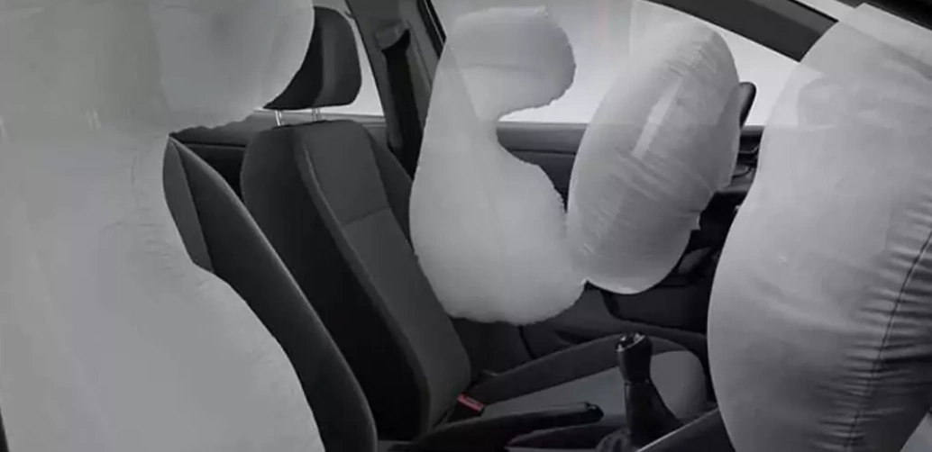 Airbags do Volkswagen Virtus Comfortline 2021.